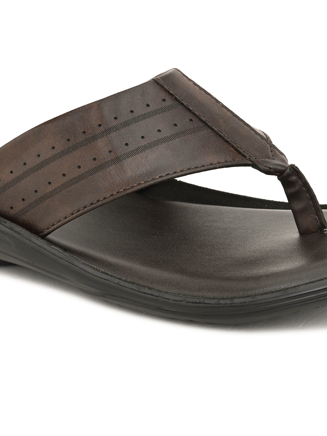 Zuuvo Flex Stride | Trendy Men's Leather Slippers | Sandal | Durable | Causal Wear | 3 Color option Slippers