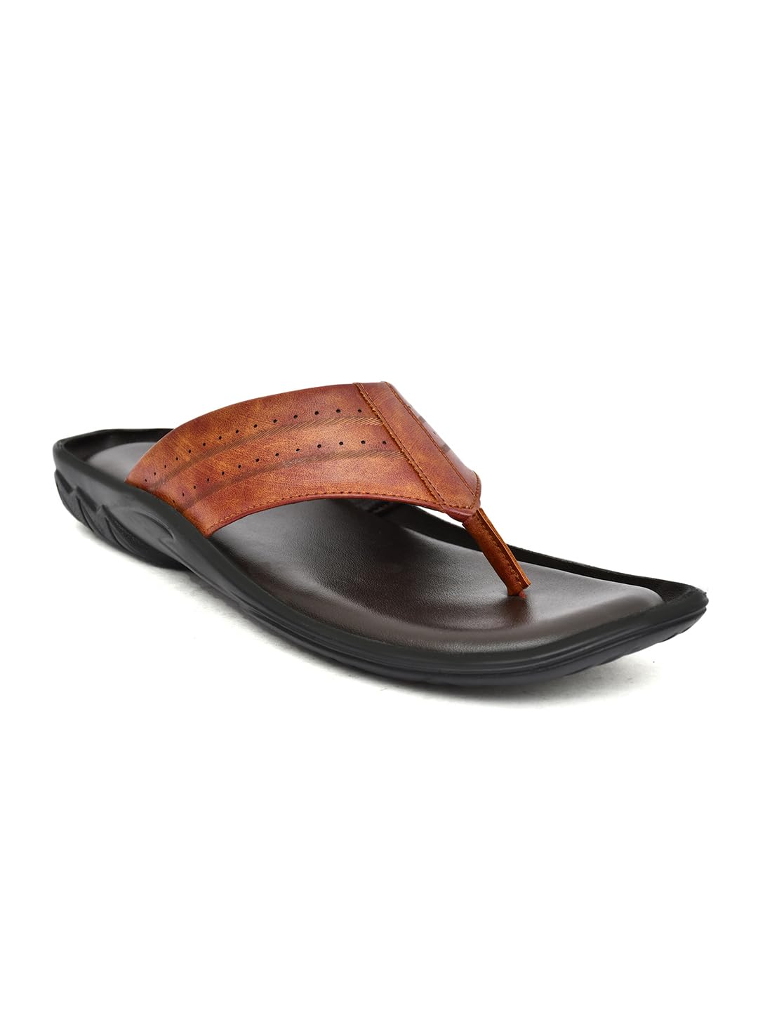 Flex Stride | Trendy Men's Leather Slippers | Sandal | Durable | Causal Wear | 3 Color option Slippers