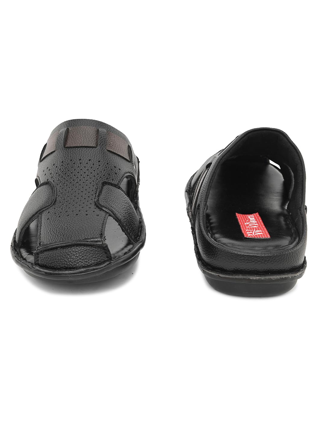 Versa Step Leather Casual Clog Slipper Sandals for Men's | Breathable Mesh Sandal with Soft Sole | Casual Look for Men's | 2 Color option