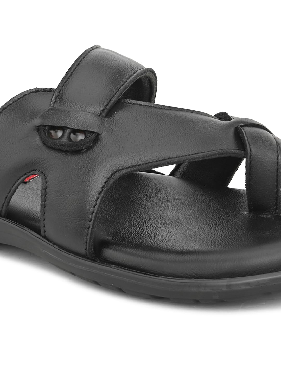 Heritage Chic Leather Slipper's | Daily Casual Slippers | Sandal | Formal | Causal | Black