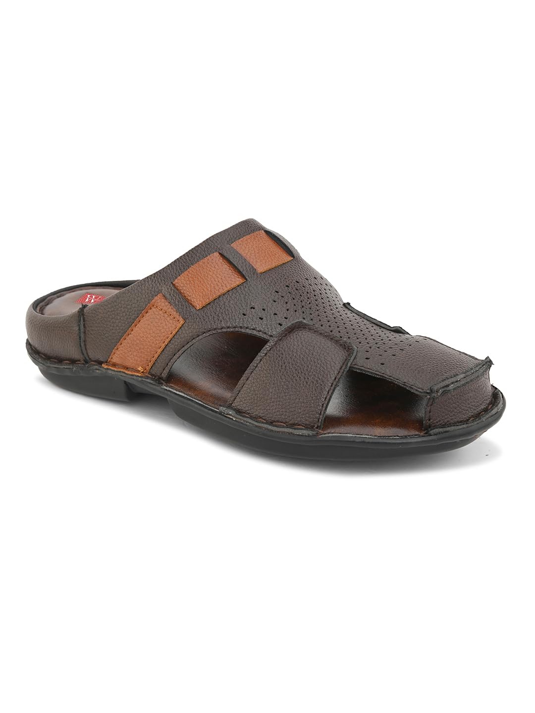 Versa Step Leather Casual Clog Slipper Sandals for Men's | Breathable Mesh Sandal with Soft Sole | Casual Look for Men's | 2 Color option
