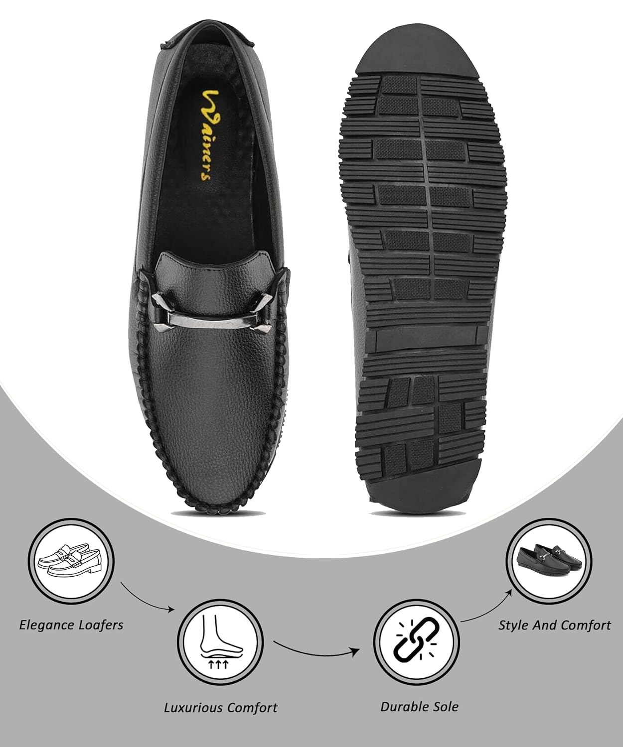 SoleLux Elegance Leather Loafers | Loafers for Men | Formal, Casual Loafers