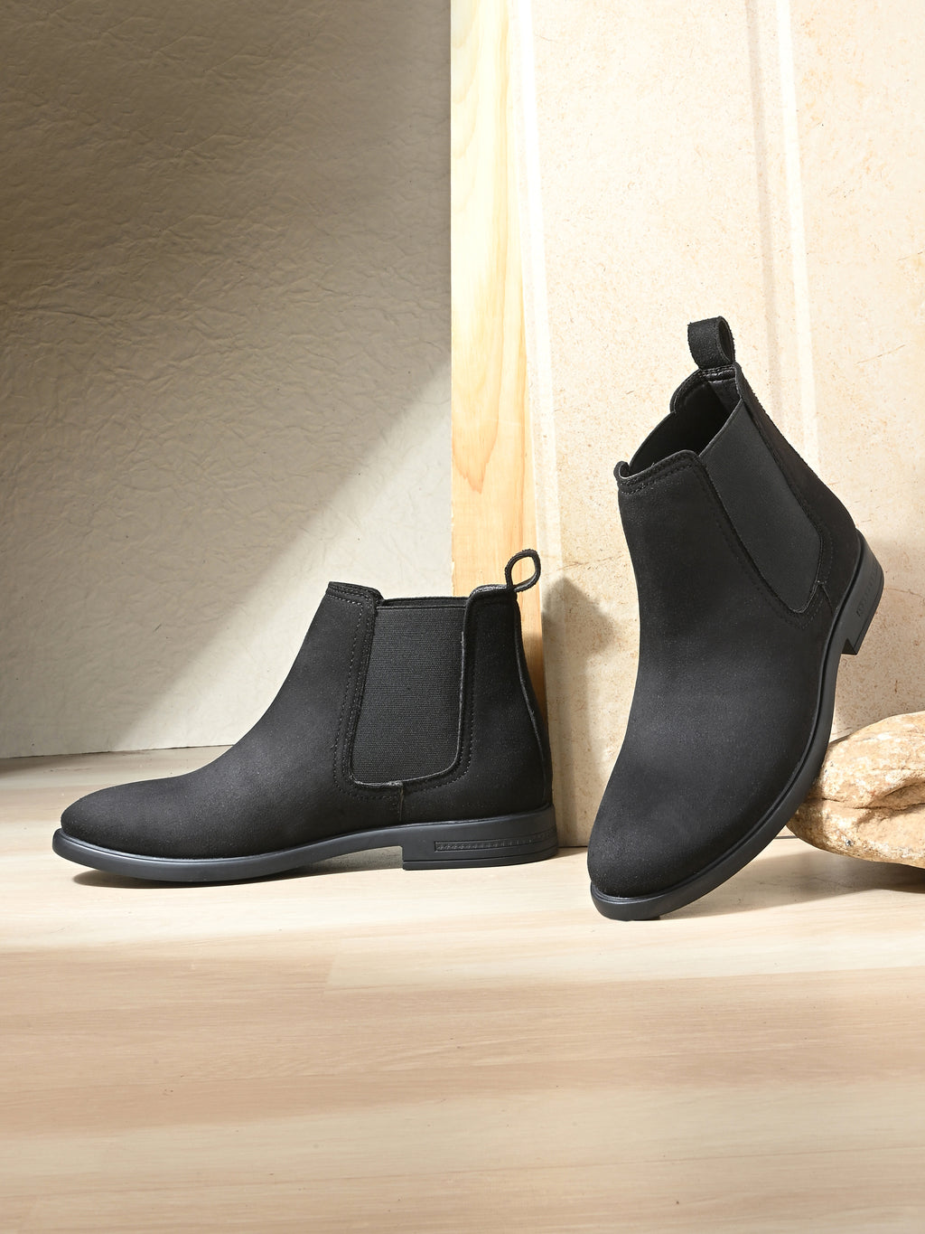 Zuuvo LuxeSuede Chelsea Boots For Men (Brown , 9)