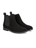 Zuuvo LuxeSuede Chelsea Boots For Men (Brown , 9)