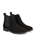 Zuuvo Regal Stride Suede Chelsea Boot | Premium Leather Slip-On Ankle | Formal & Party Wear Boots For Men