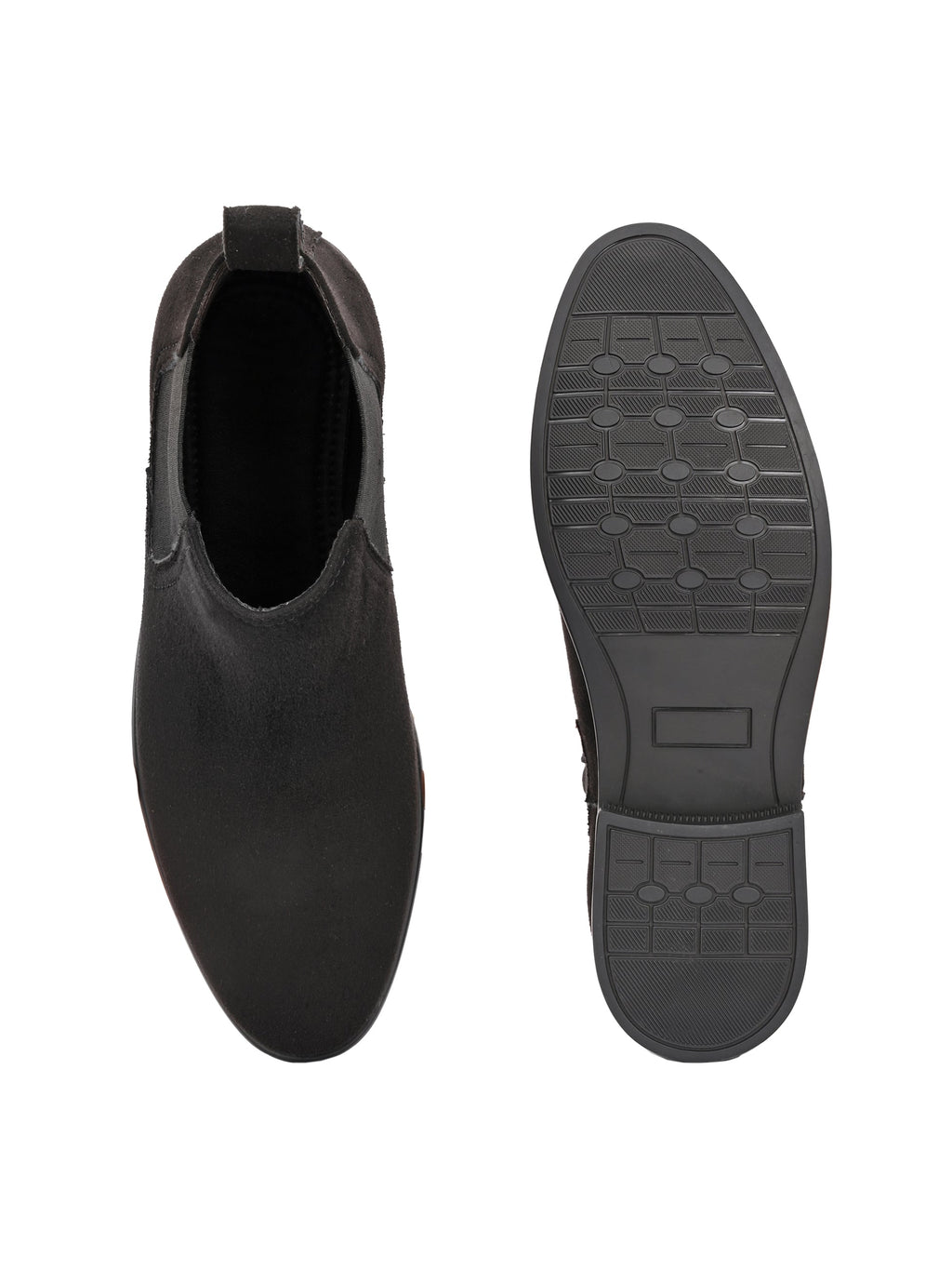 Zuuvo Regal Stride Suede Chelsea Boot | Premium Leather Slip-On Ankle | Formal & Party Wear Boots For Men