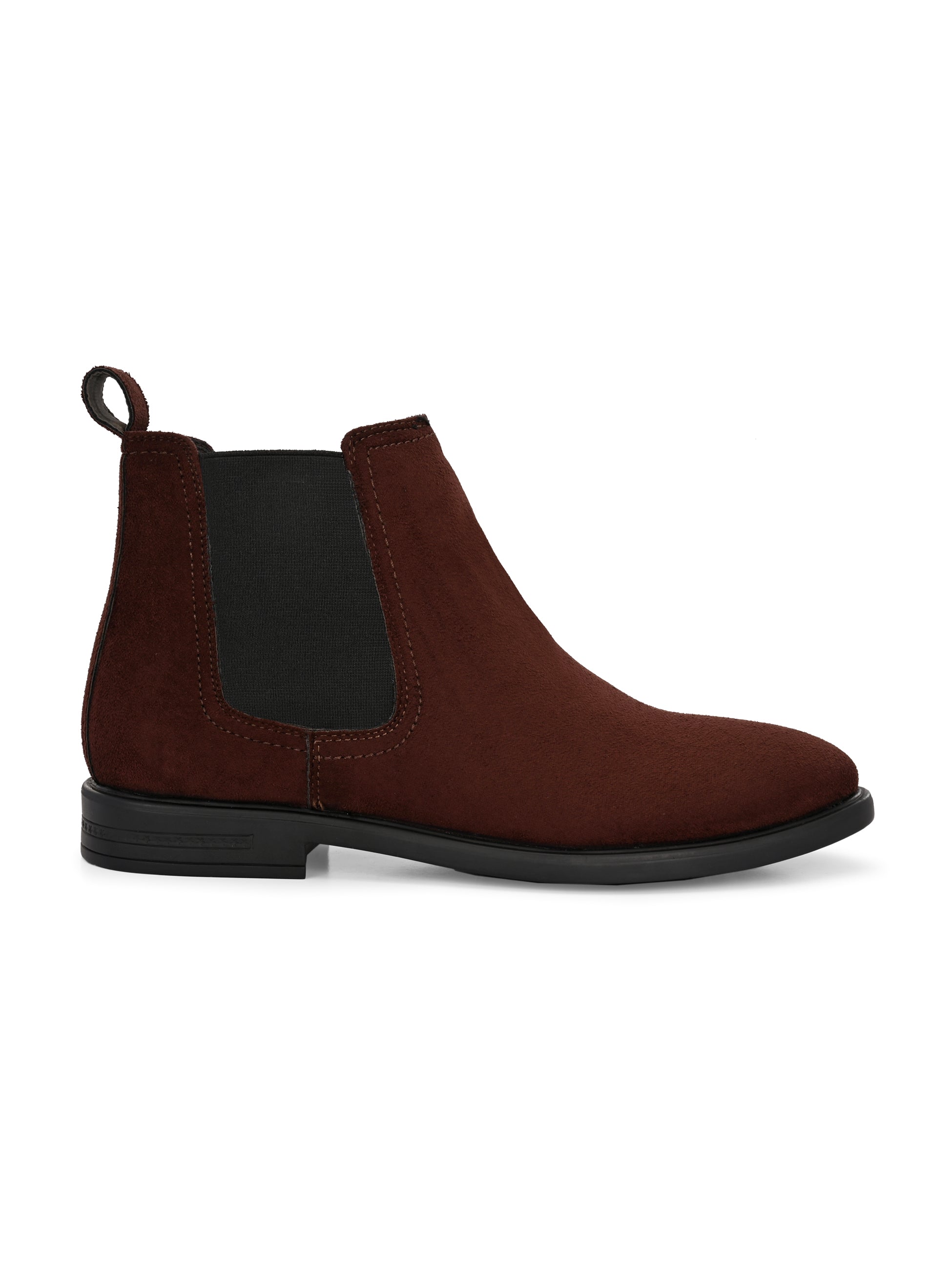 Zuuvo Regal Stride Suede Chelsea Boot | Premium Leather Slip-On Ankle | Formal & Party Wear Boots For Men