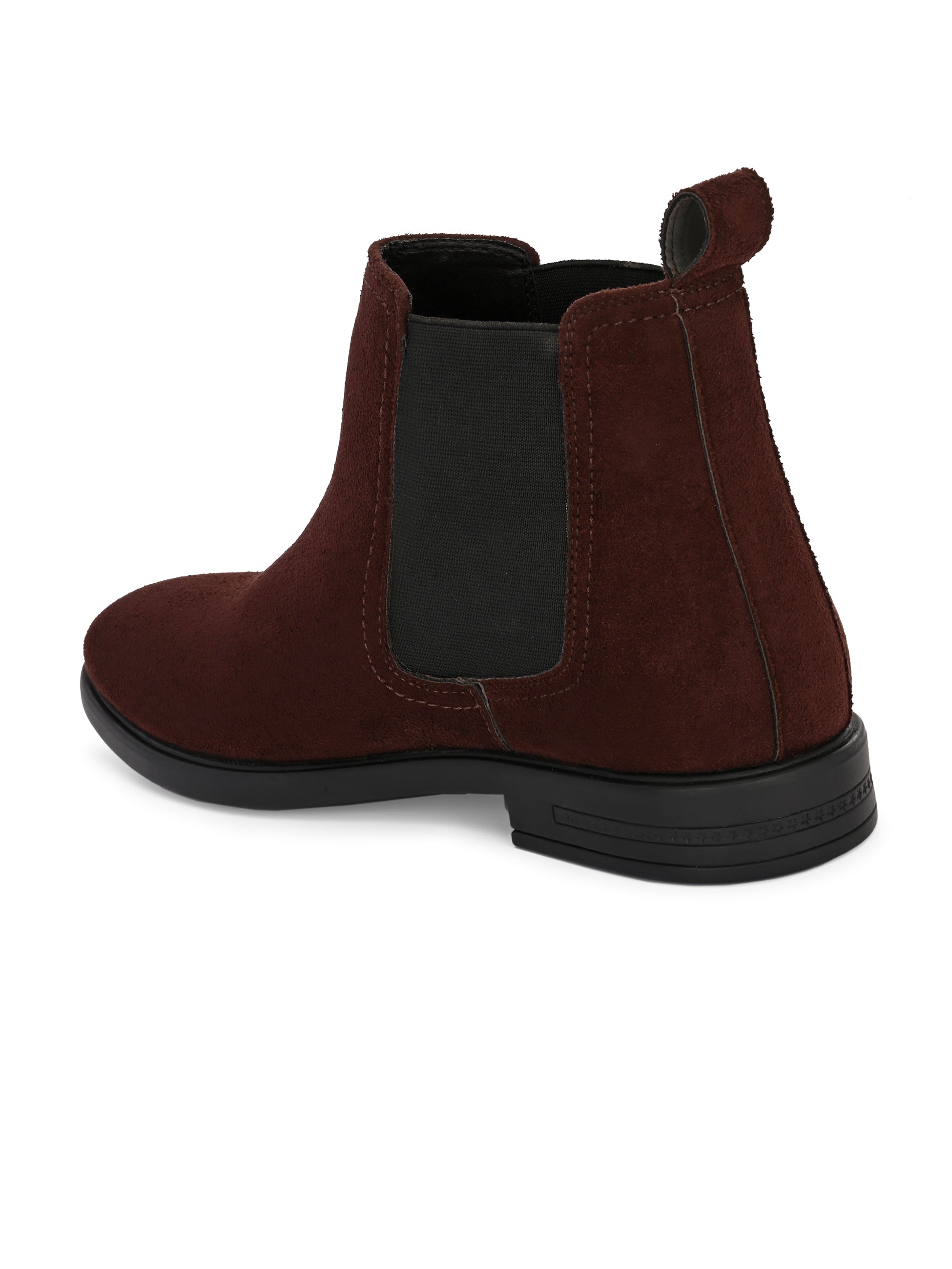 Zuuvo LuxeSuede Chelsea Boots For Men (Brown , 9)