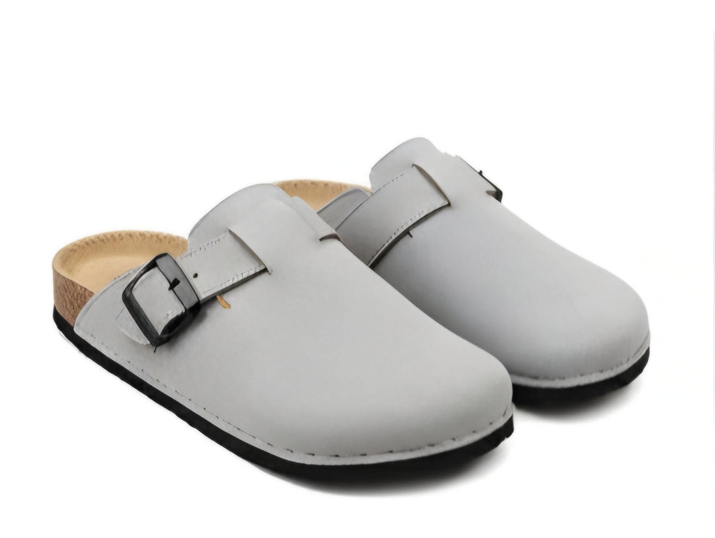 Unisex for Men & Women | Adjustable Buckle | Cork Footbed Clogs Sandal