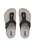 Zuuvo Men Y-Cork Fusion Leather Slipper's | Daily Casual Wear | Cork Sole Sandals for Men Flats Sandal