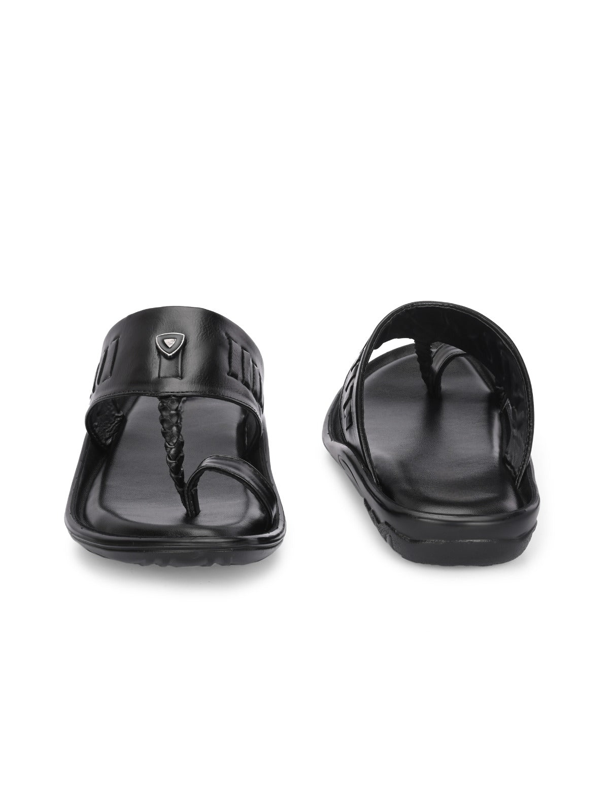 Zuuvo Men SoftStride Kolhapuri Leather Slipper's | Daily Casual wear | Airmix Sole Sandals Sandal