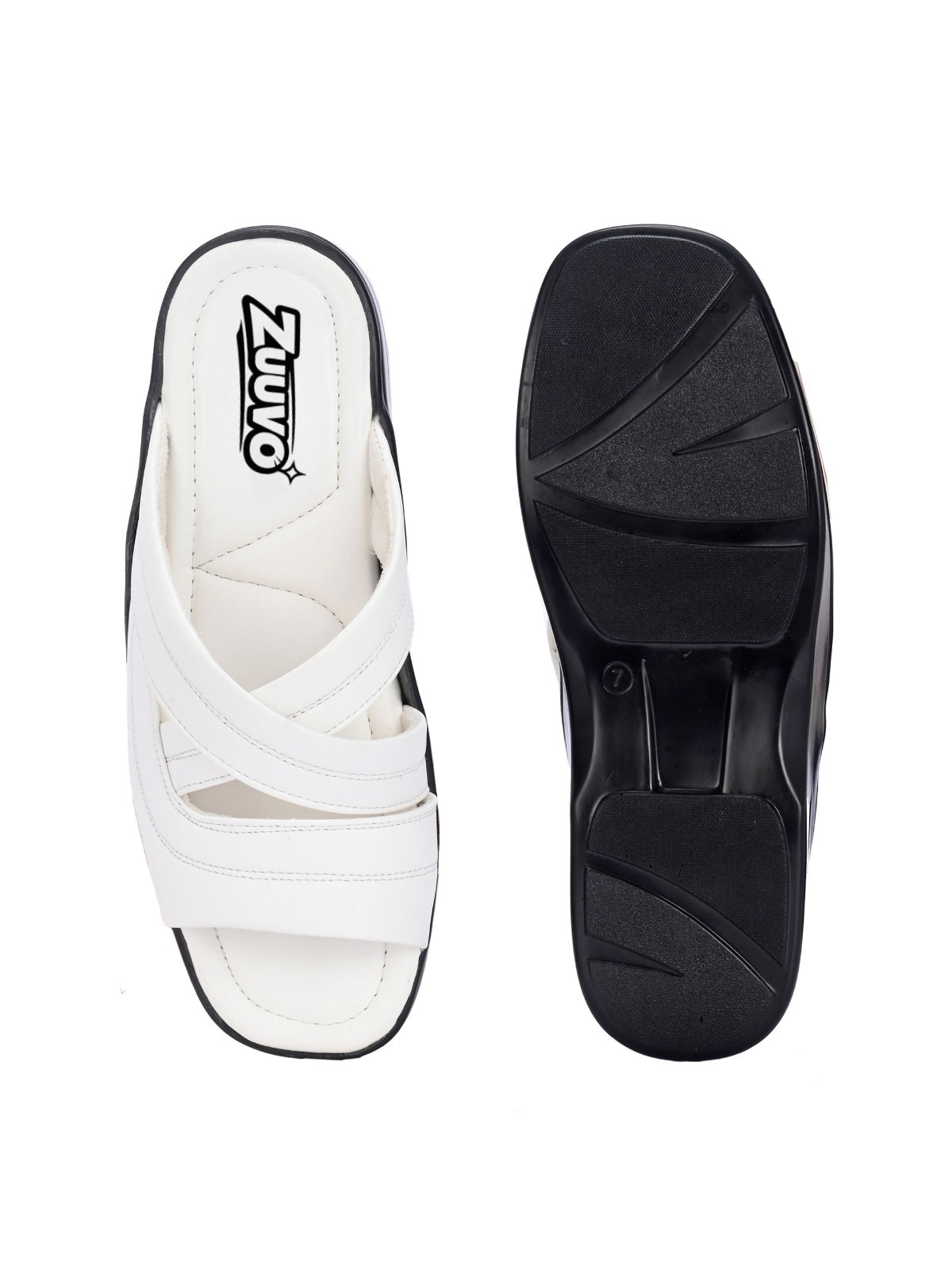 Zuuvo Cultural Comfort Leather Slipper's | Daily Casual Wear | Ethnic | Formal | 2 Color option Slippers | Sandal