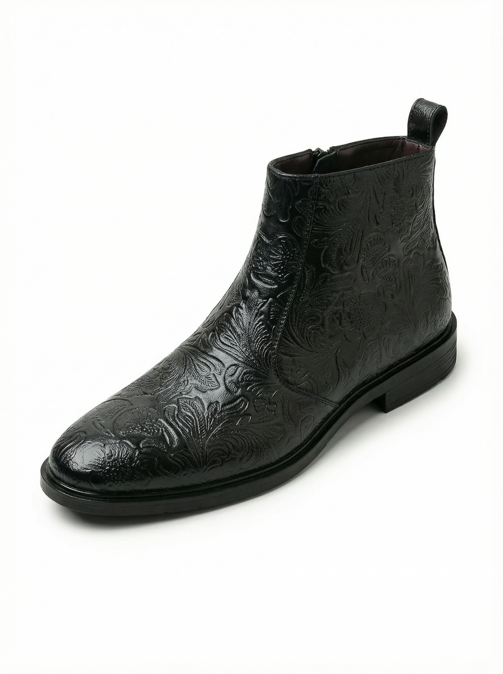 Zuuvo Regal Edge Chelsea Boot | Premium Leather Slip-On Ankle | Formal & Party Wear Boots For Men