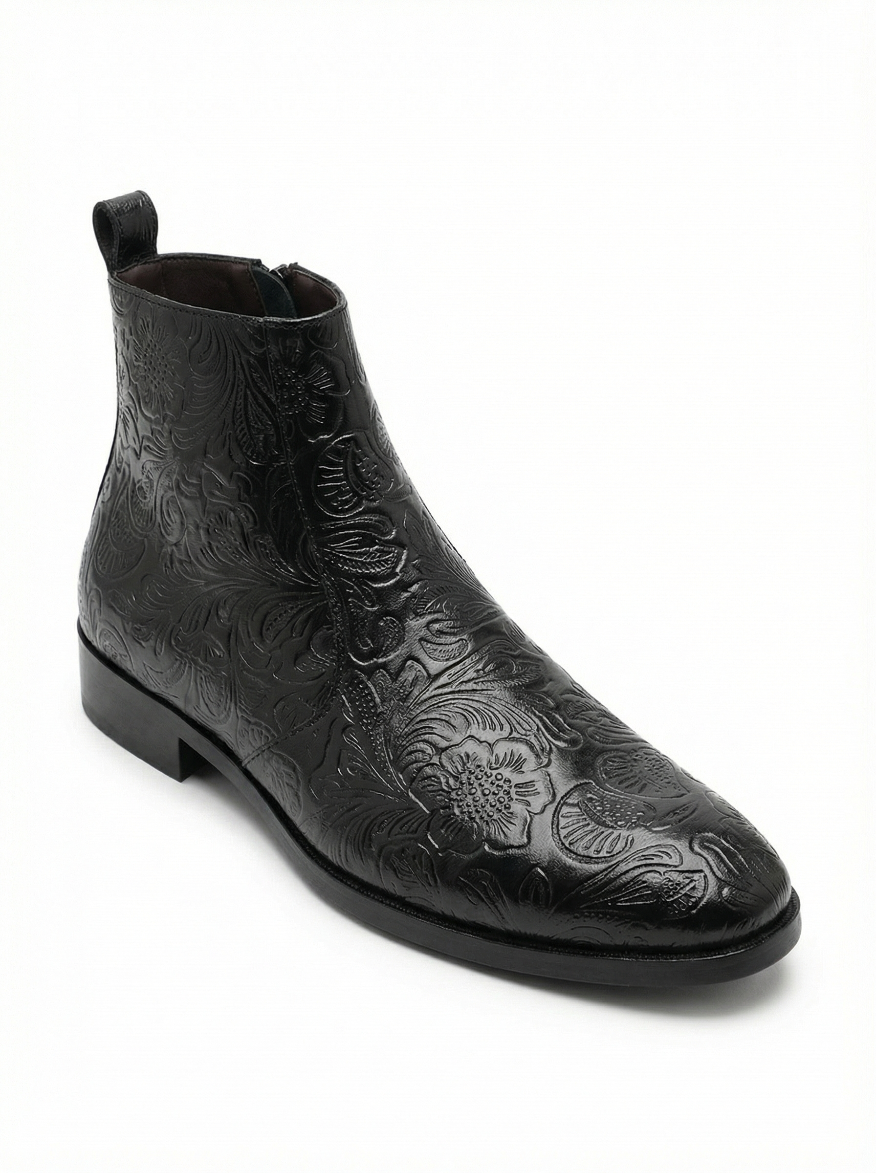 Zuuvo Regal Edge Chelsea Boot | Premium Leather Slip-On Ankle | Formal & Party Wear Boots For Men