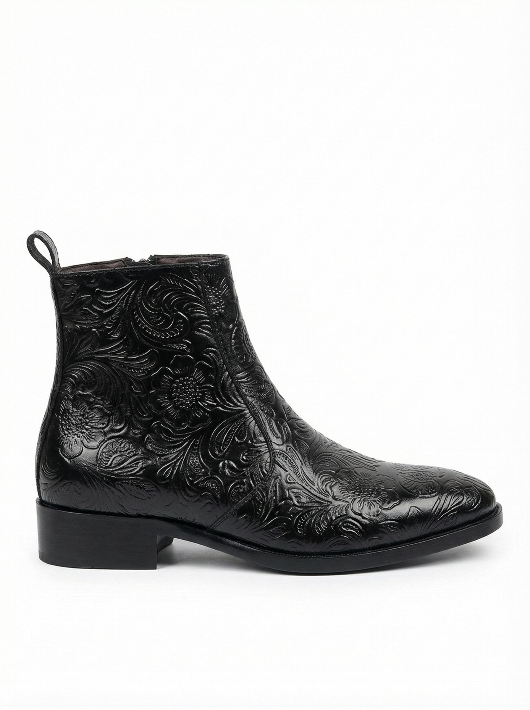 Zuuvo Regal Edge Chelsea Boot | Premium Leather Slip-On Ankle | Formal & Party Wear Boots For Men